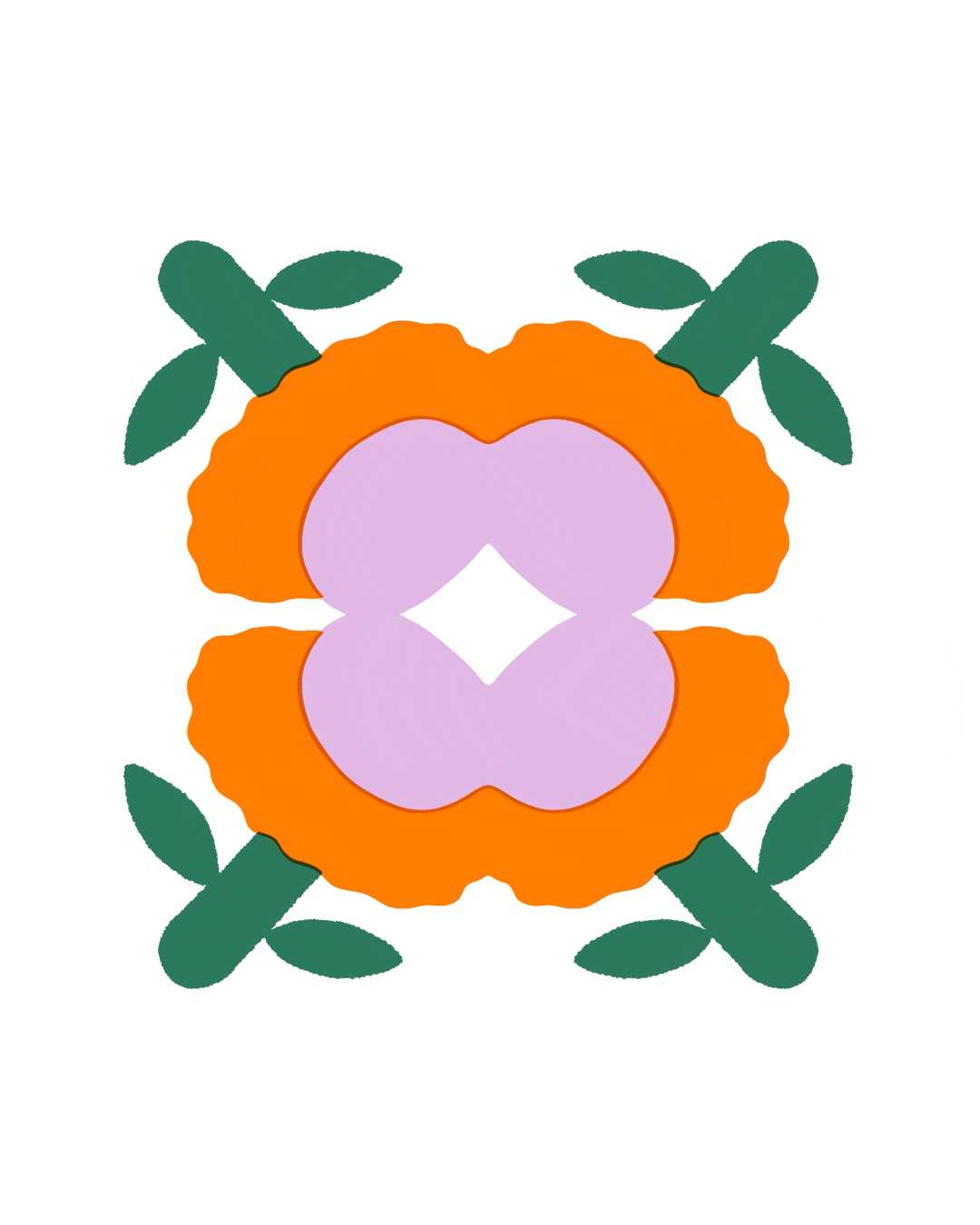 Four flowers