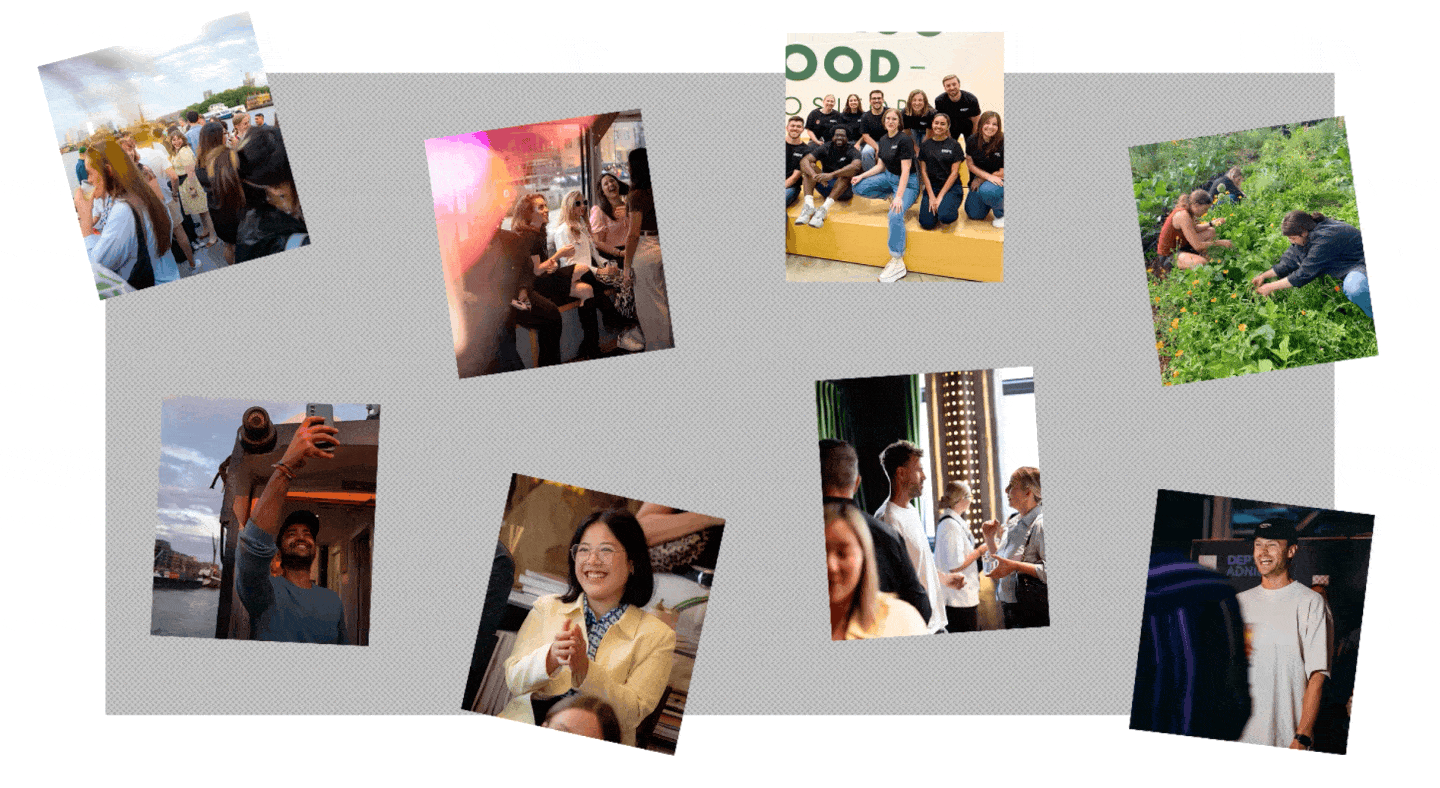 Image collage of depsters at DEPT Cares day